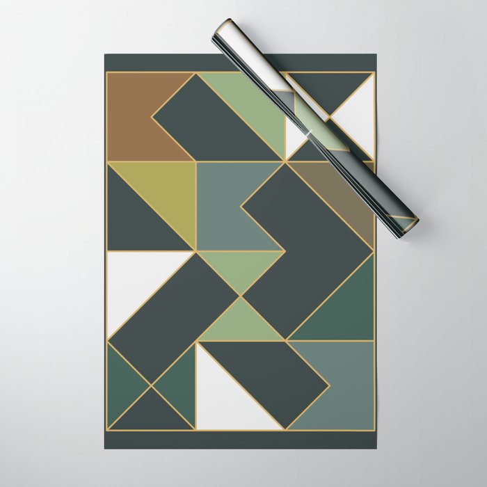 Deco Geometric 02 Wrapping Paper Gallery Image 1