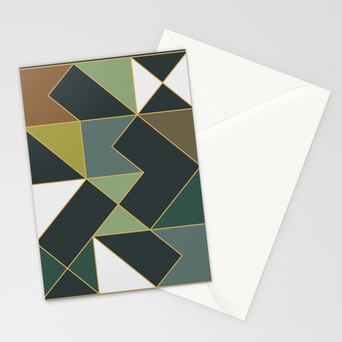 Deco Geometric 02 Stationery Card Gallery Image 2