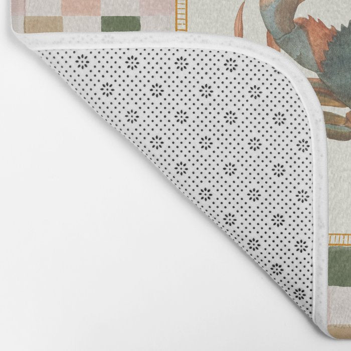 Checkered Crab Bath Mat Gallery Image 2