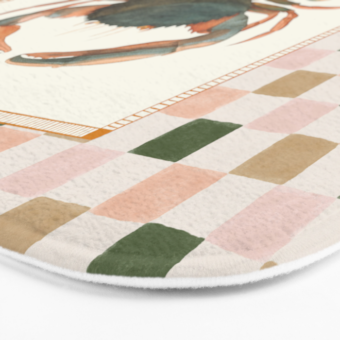Checkered Crab Bath Mat Gallery Image 3