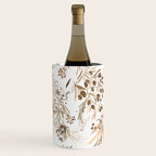 Festive floral Botanical watercolor Rustic gold Wine Chiller Gallery Image 3