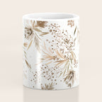 Festive floral Botanical watercolor Rustic gold Coffee Mug Gallery Image 4