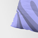 Mod Swirl Retro Abstract Pattern in Periwinkle Purple Tones Pillow Sham Gallery Image 4