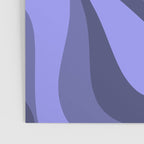 Mod Swirl Retro Abstract Pattern in Periwinkle Purple Tones Poster Gallery Image 3