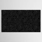 Abstract topography map line art pattern Tablecloth Gallery Image 2