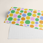 Colorful polka dot circle cartoon pattern Wrapping Paper Gallery Image 2