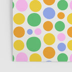 Colorful polka dot circle cartoon pattern Poster Gallery Image 3