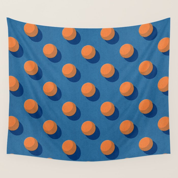 BALLS Table Tennis - pattern Wall Tapestry Gallery Image 1