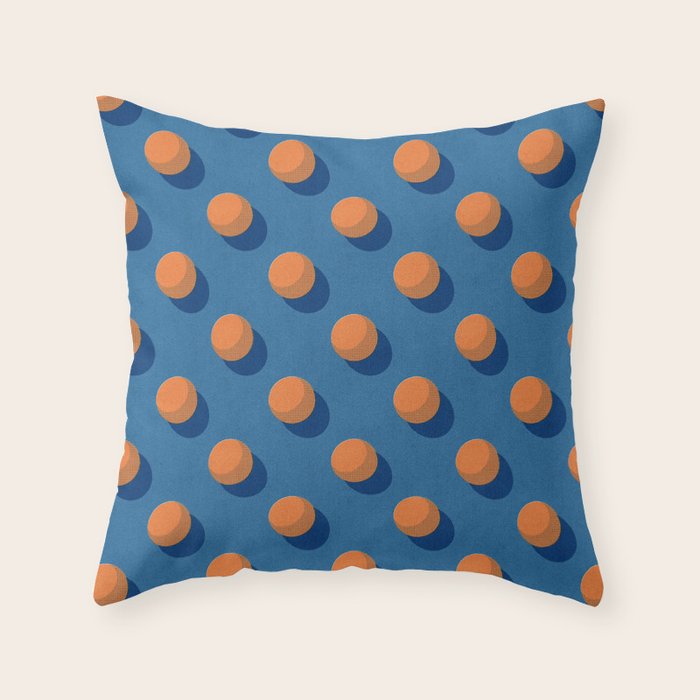 BALLS Table Tennis - pattern Throw Pillow Gallery Image 6