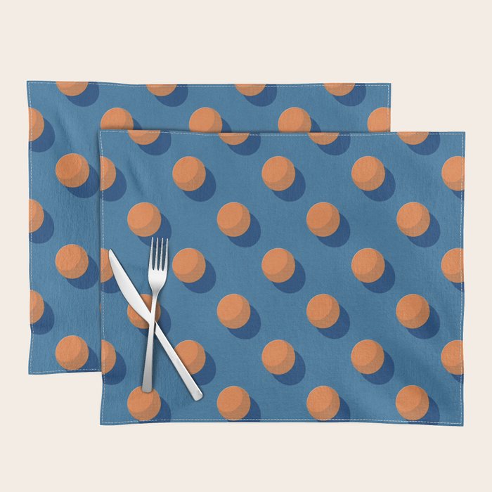 BALLS Table Tennis - pattern Placemat Gallery Image 1