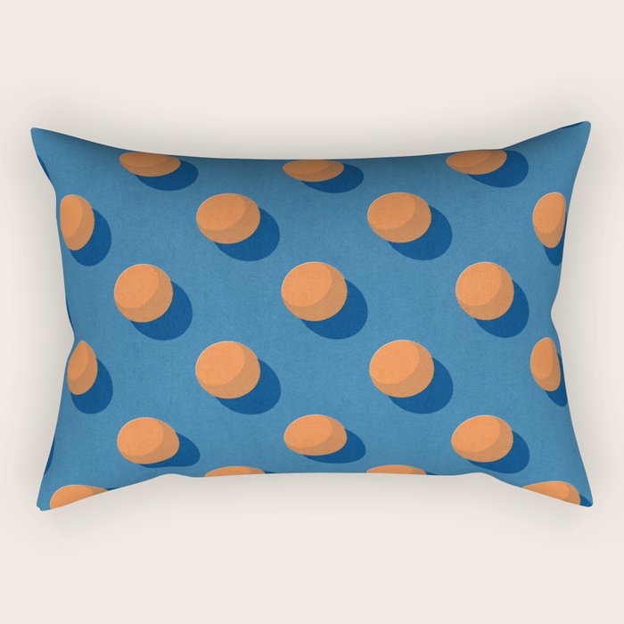 BALLS Table Tennis - pattern Rectangular Pillow Gallery Image 1