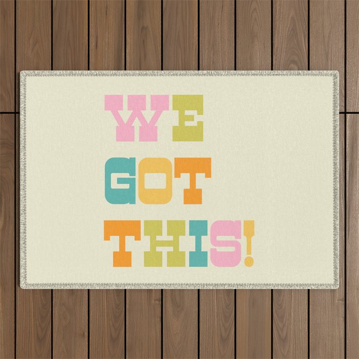 We Got This! Outdoor Rug Gallery Image 1