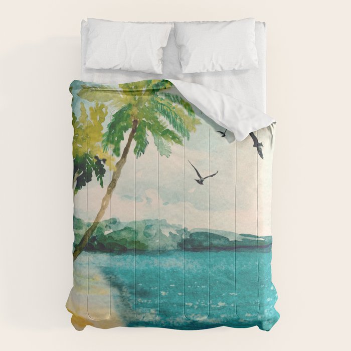 Palm Trees 1 Comforter
