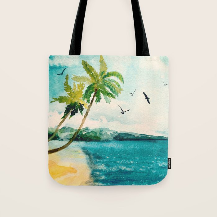 Palm Trees 1 Tote Bag Gallery Image 1