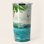 Palm Trees 1 Travel Mug Gallery Image 1