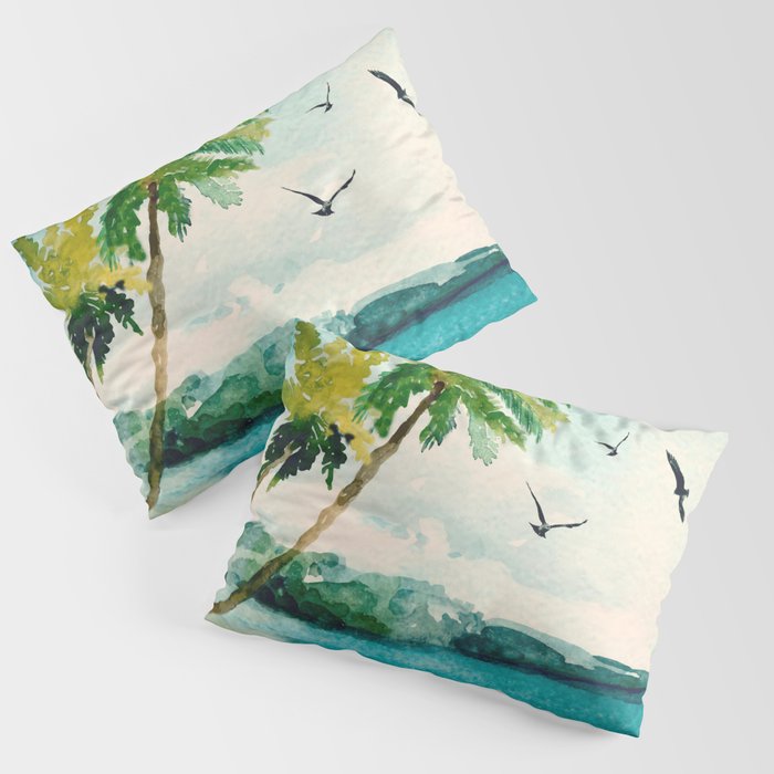 Palm Trees 1 Pillow Sham Gallery Image 3