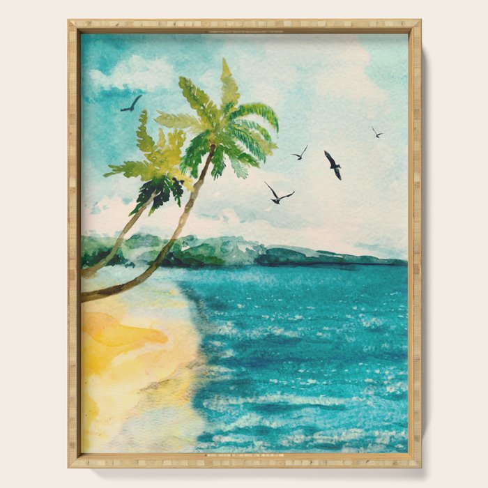 Palm Trees 1 Serving Tray Gallery Image 1