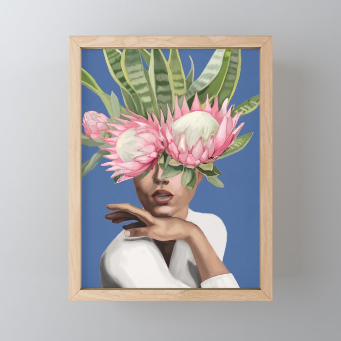 Floral Elegance 2 Mini Art Print Gallery Image 1