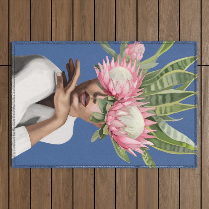 Floral Elegance 2 Outdoor Rug Gallery Image 1