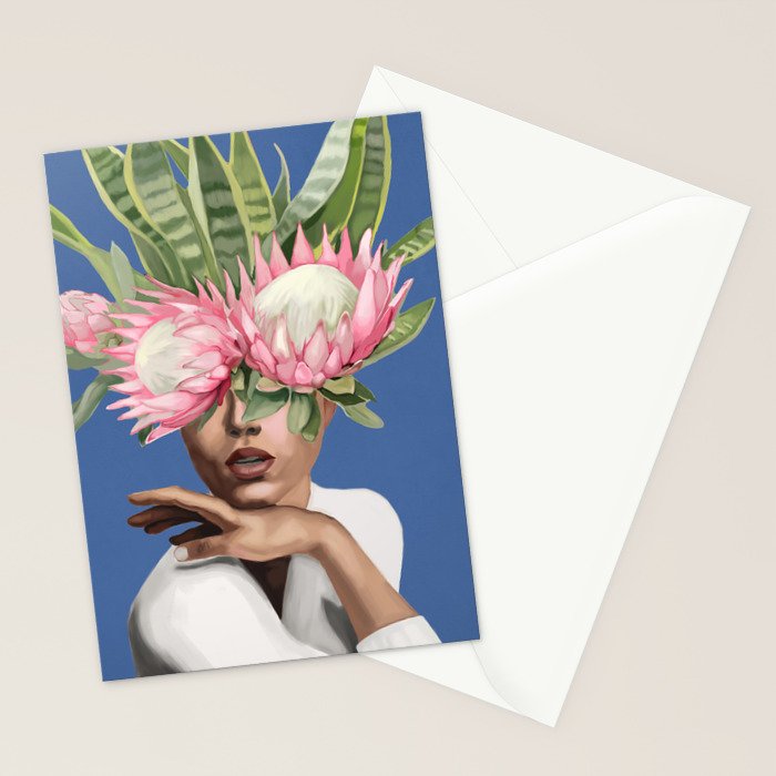 Floral Elegance 2 Stationery Card Gallery Image 2