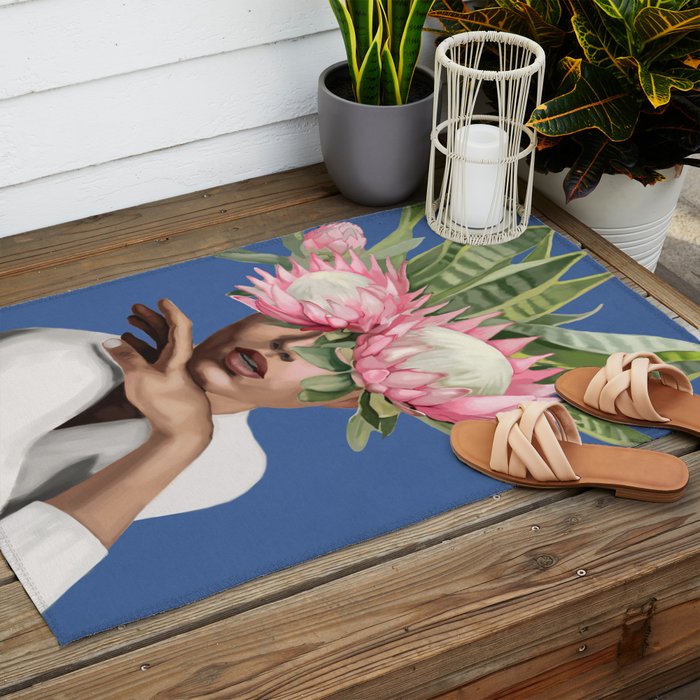 Floral Elegance 2 Outdoor Rug Gallery Image 2