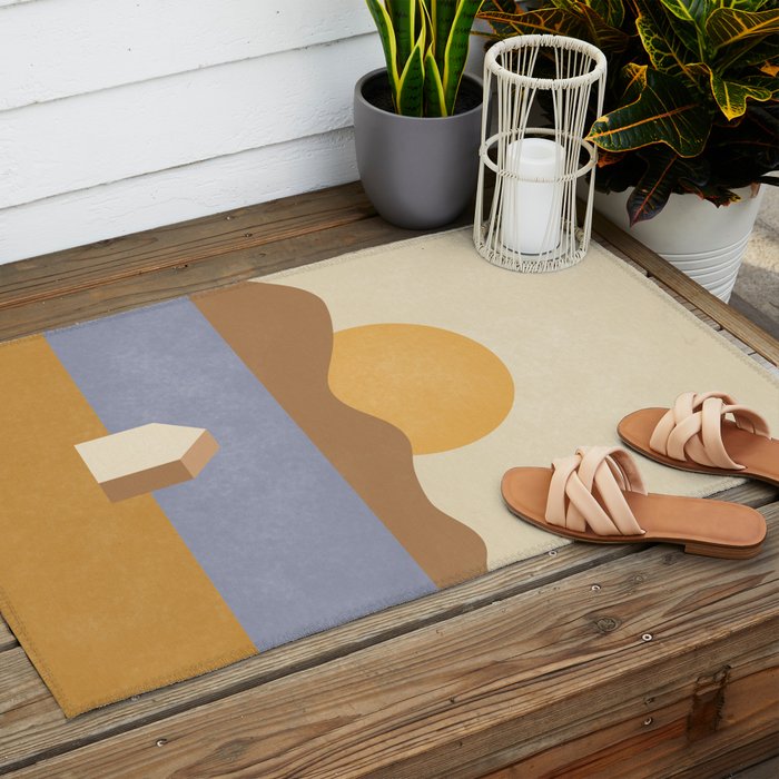 Tiny House #4 Outdoor Rug Gallery Image 2