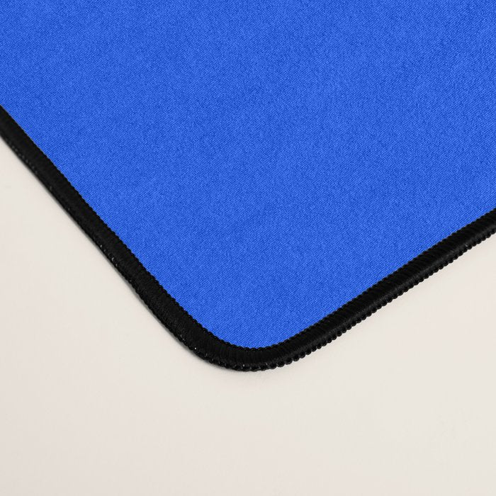Cobalt Blue Checker Grid Desk Mat Gallery Image 4