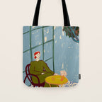 WOMAN UNDER A TREE Tote Bag Gallery Image 1