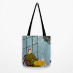 WOMAN UNDER A TREE Tote Bag Gallery Image 2