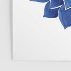 Indigo Succulent |  Watercolor Painting Poster Gallery Image 3
