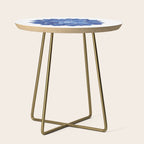Indigo Succulent |  Watercolor Painting Side Table Gallery Image 1