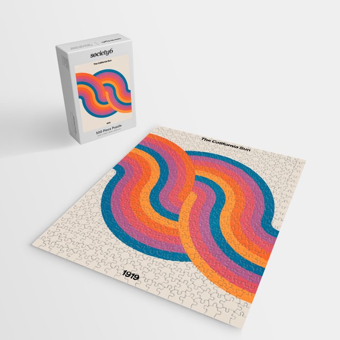 Vintage California Sun: Sacred Geometry Edition Jigsaw Puzzle Gallery Image 2