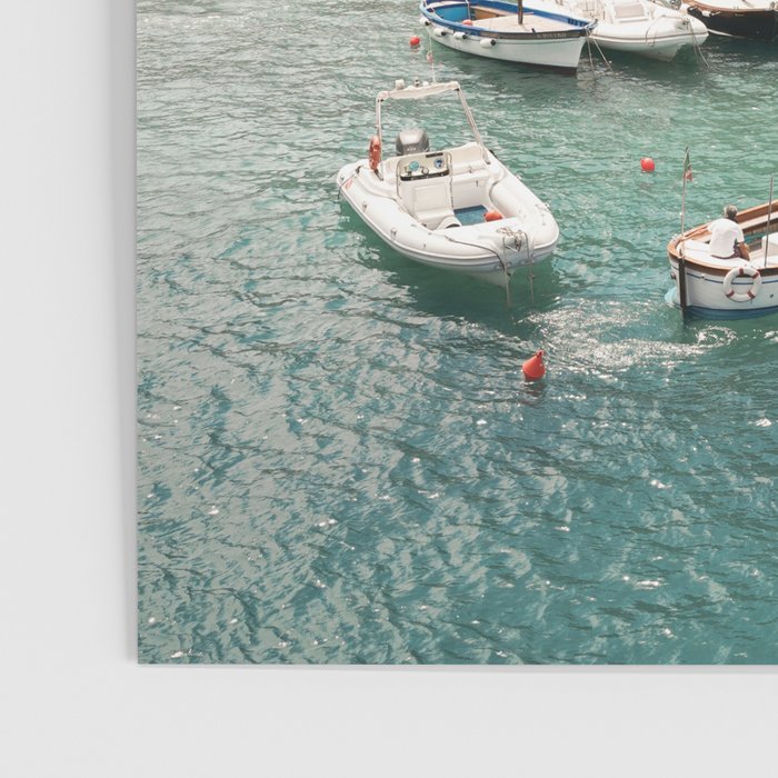 Capri Island View Italy Photo | Boats In The Harbor Landscape Art Print | Europe Nature Travel Photography Poster Gallery Image 3