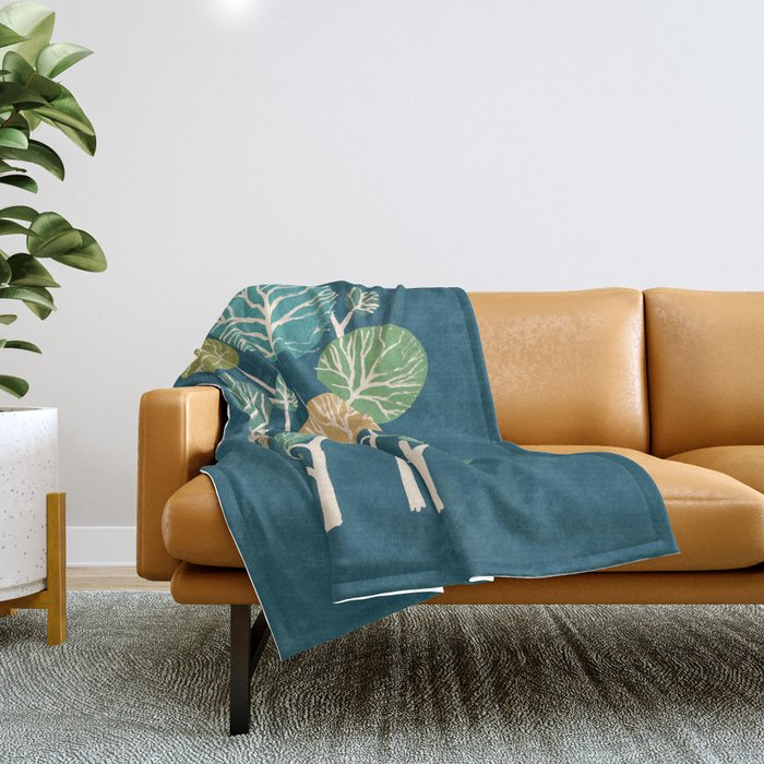 Little nest Throw Blanket Gallery Image 1