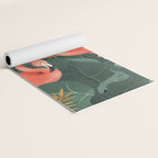 Two Flamingos Yoga Mat Gallery Image 2