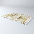 Swedish Dala Horses - Gold Palette Rug Gallery Image 3