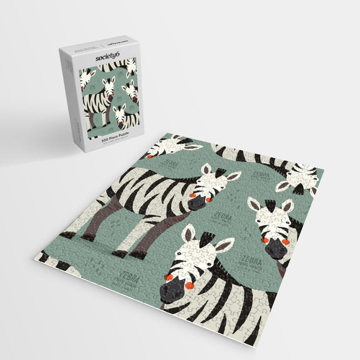 Zebra, Wildlife of Africa Jigsaw Puzzle Gallery Image 2