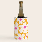 Retro Daisy - Yellow, Pink and White Wine Chiller Gallery Image 2