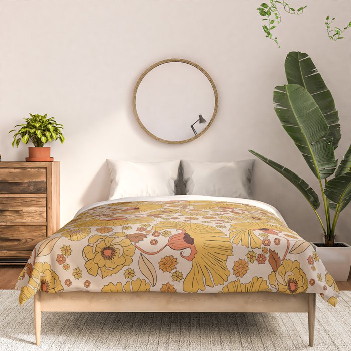 70s Floral Pattern Comforter Gallery Image 3