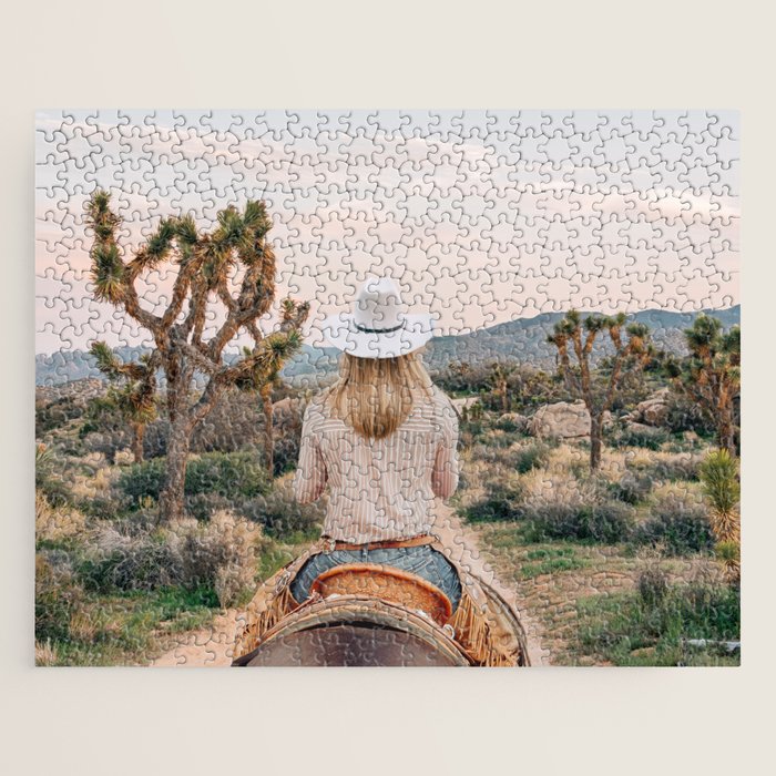 Desert Cowgirl Jigsaw Puzzle Gallery Image 1
