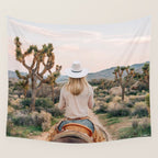 Desert Cowgirl Wall Tapestry Gallery Image 4