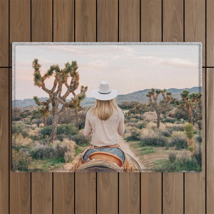 Desert Cowgirl Outdoor Rug Gallery Image 1