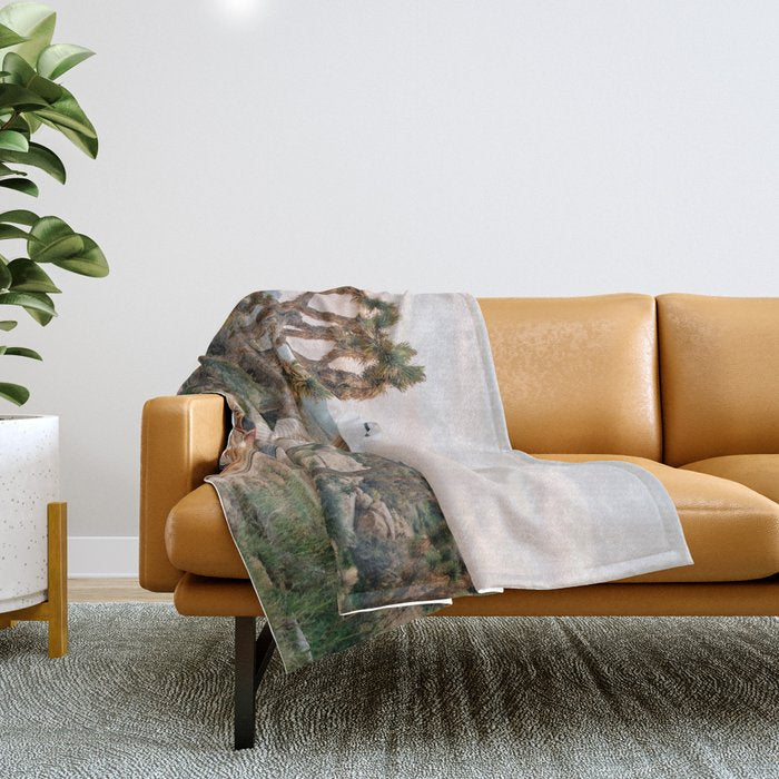 Desert Cowgirl Throw Blanket Gallery Image 1