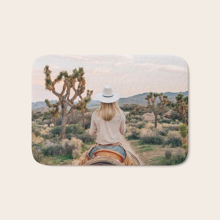 Desert Cowgirl Bath Mat Gallery Image 1