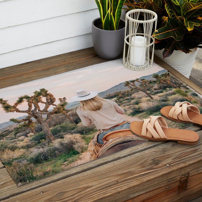Desert Cowgirl Outdoor Rug Gallery Image 2