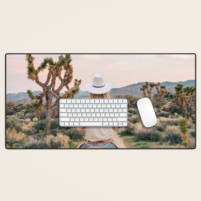 Desert Cowgirl Desk Mat Gallery Image 1