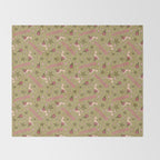 Capricorn Dragon Fruit Print Throw Blanket Gallery Image 2