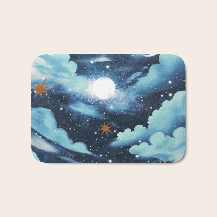 Moonlit Cloud Fantasy A Bath Mat Gallery Image 1