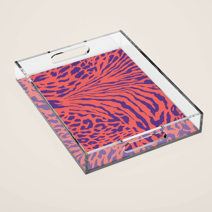 Untamed Blaze Acrylic Tray Gallery Image 1