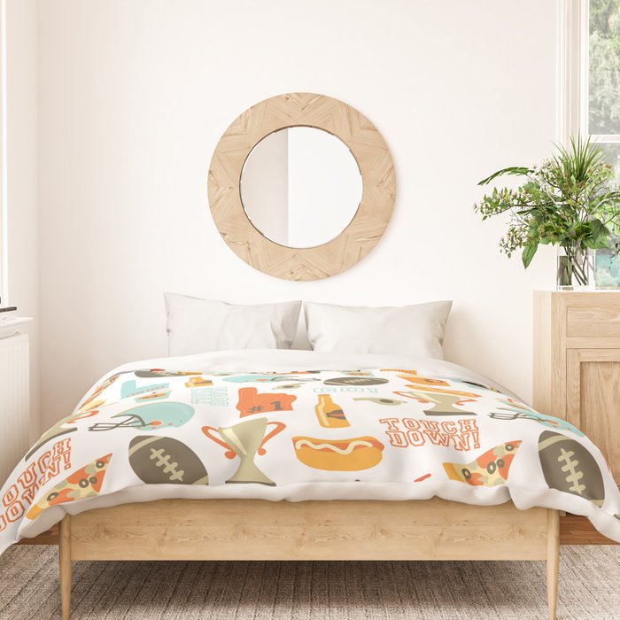 American Football Party Duvet Cover Gallery Image 3